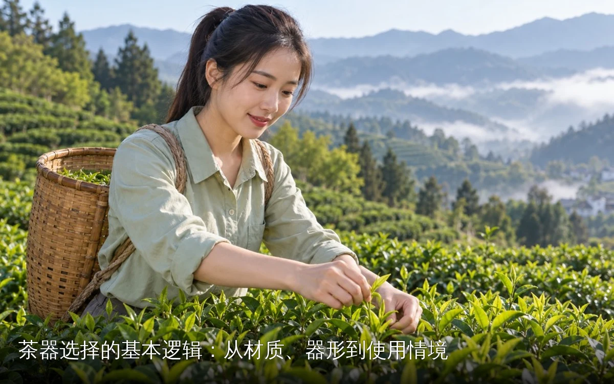 茶器选择的基本逻辑：从材质、器形到使用情境